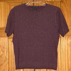 NWOT Vintage Laura Scott Knit Top Lightweight Sweater Size L